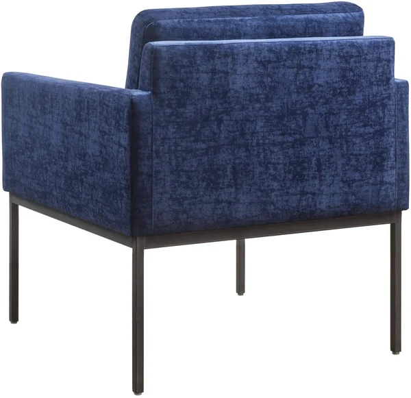 TOV Furniture Canton Navy Velvet Chair