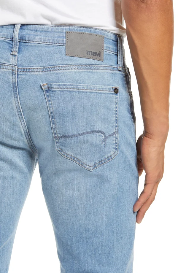 Mavi Jeans Marcus Slim Straight Leg Jeans - Blue - 36 x 32
