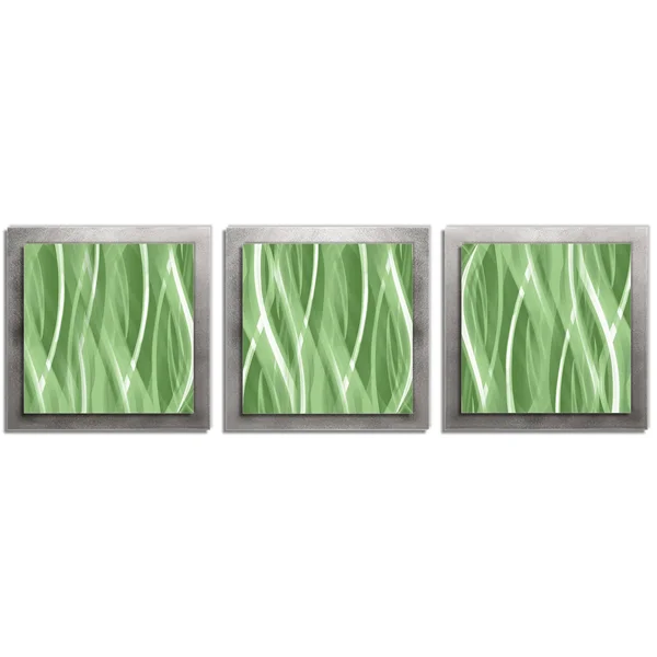 Metal Wall Art Mint Essence