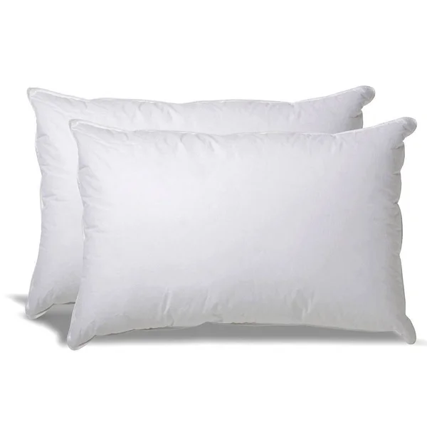 eLuxury Medium 2-Pack Density Pillow - White, King