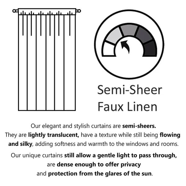 Circular II Geometric Semi-Sheer Thermal Rod Pocket Single Curtain Panel Design Art Size per Panel: 52x22W x 63x22L