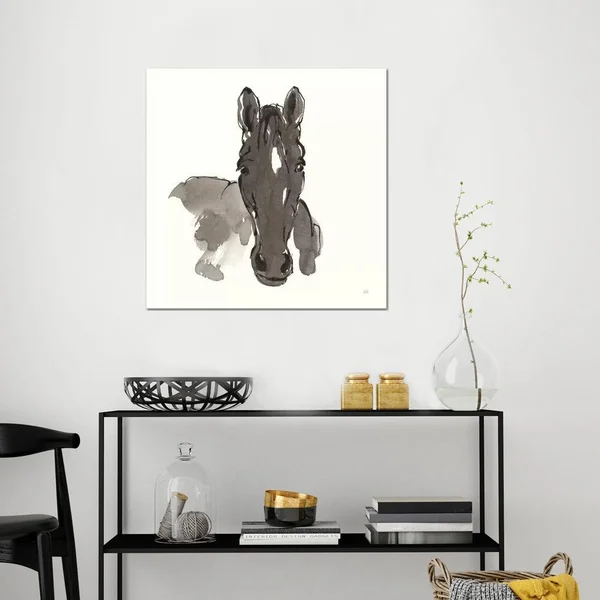 Chris Paschke Large Canvas Prints - Horse Portrait IV ( Animal Art > Farm Animals > Horses art)