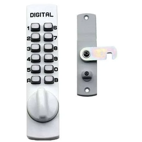 Lockey C-170-AB Mechanical Keyless Cabinet Surface Mount Cam Lock - Antique Brass