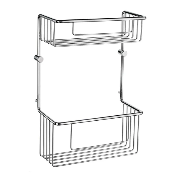 Smedbo DK1031 Sideline Basic Soap Basket, Double Polished Chrome