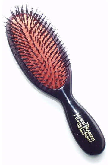 Boar Bristle - Pocket Bristle Pure Bristle Hair Brush, 1pc