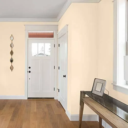 Montage Signature Interior/Exterior Eco-Friendly Paint - Navajo White - Semi-Gloss, 5 Gallon