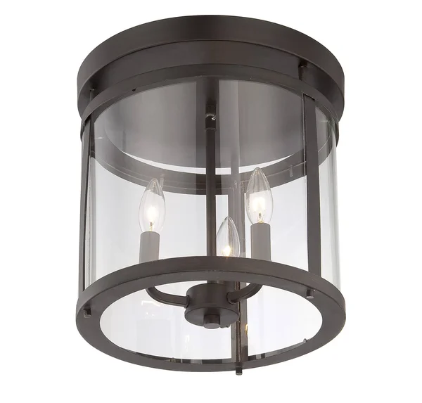 Savoy House 6-1043-3-13 - Penrose 3 Light Semi-Flush, English Bronze