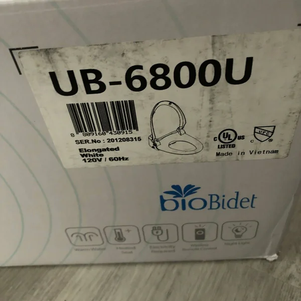 Bio Bidet USPA 6800U USPA Toilet Elongated Bidet Seat