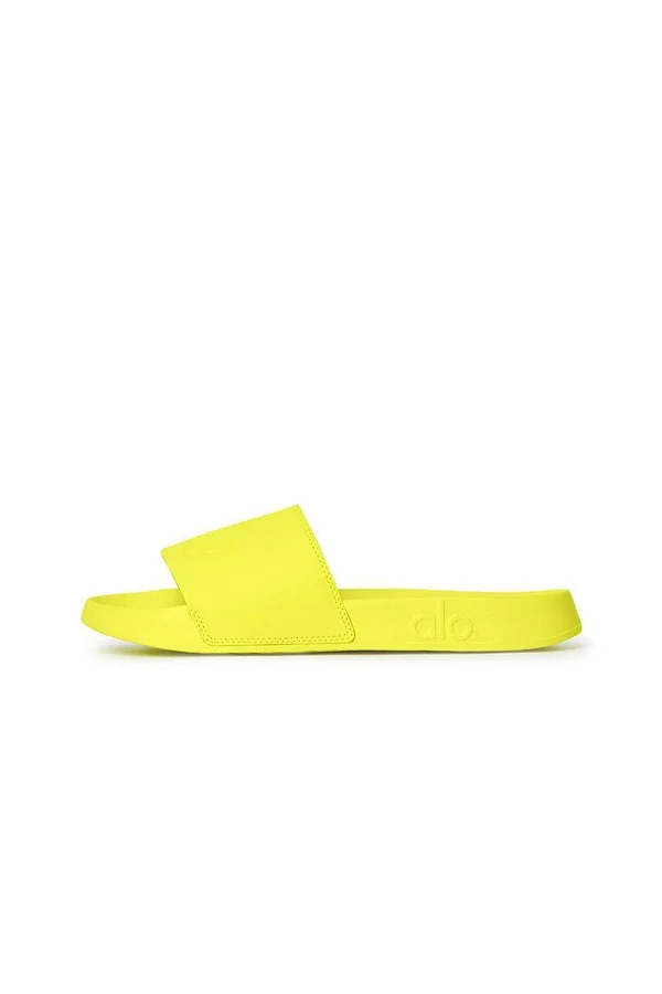 Women's It Slide 2 in Highlighter, Size: 5, Alo Yoga