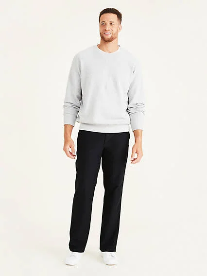 Dockers Men's Straight-Fit Comfort Knit Chinos - Mineral Black