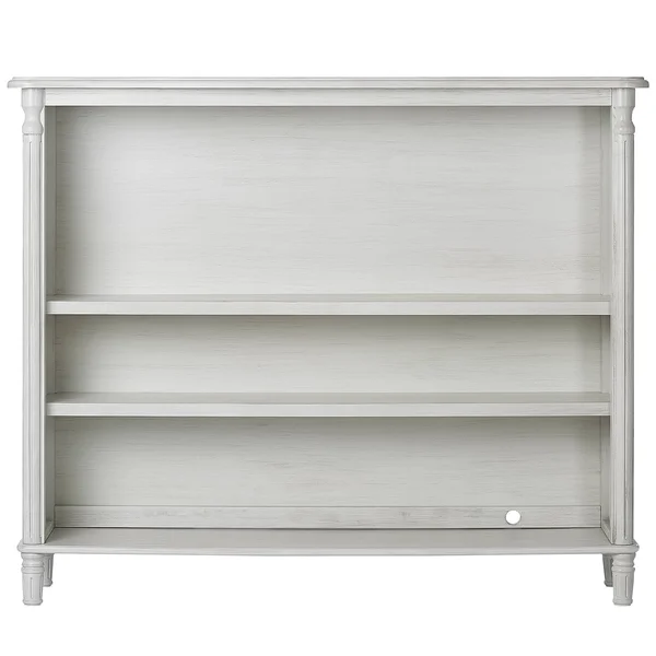 Evolur Julienne Hutch/Bookcase Antique Grey Mist