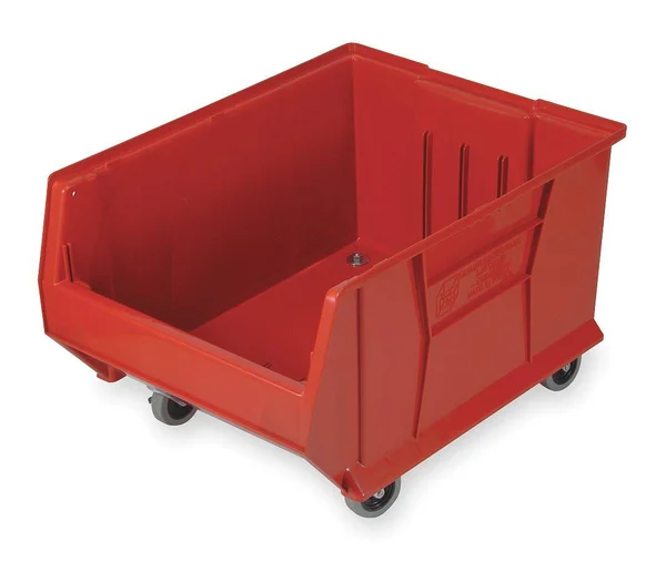 Quantum Storage Systems QUS985MOBRD Red Mobile Bin, 29-7/8x22L x 18-1/4x22W x 12x22H