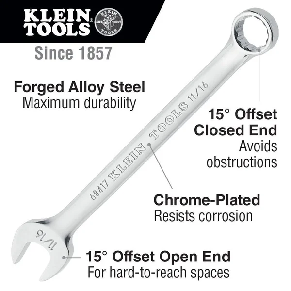 Klein Tools 68400 7 Piece Combination Wrench Set