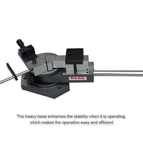 Kaka Sbg-40 Heavy-Duty Universal Bender, High Capacity Flat Bar, Square Bar and Round Bar Metal Bender, Combination of Scroll, R