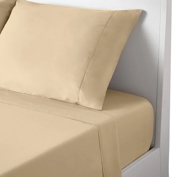 Bedgear Basic Sheet Set, Twin XL, Sand