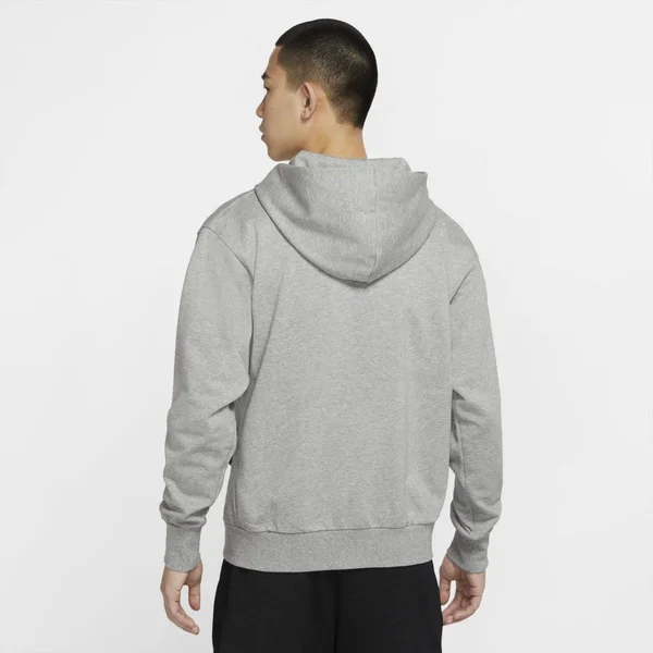 Nike Men's Dri-Fit Standard Issue Full-Zip Basketball Hoodie - Small, Dark Grey Heather