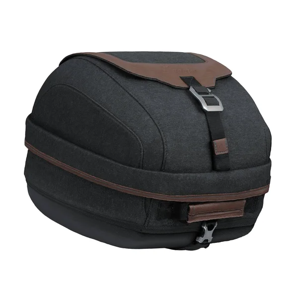 Indian Motorcycle Rear Rack Bag, Black/Brown