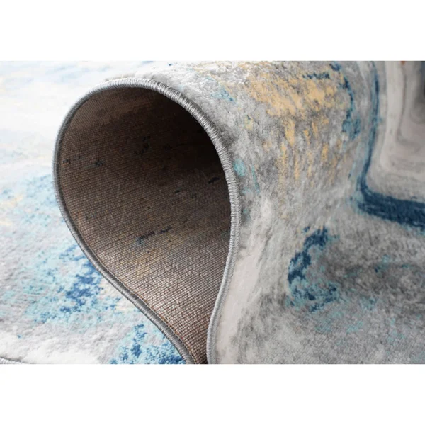 Safavieh Jasper Maleah Modern Abstract Rug - 2& x 22& Runner - Grey/Gold