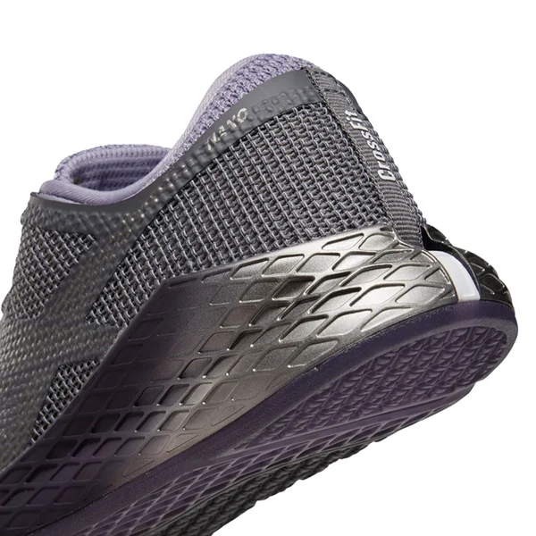 Reebok Women's Nano 9 Training Shoes, Grey/Violet/White, 10
