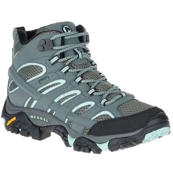 Merrell Women's Moab 2 Mid Gore-Tex Boot - 8.5 Wide - Sedona Sage