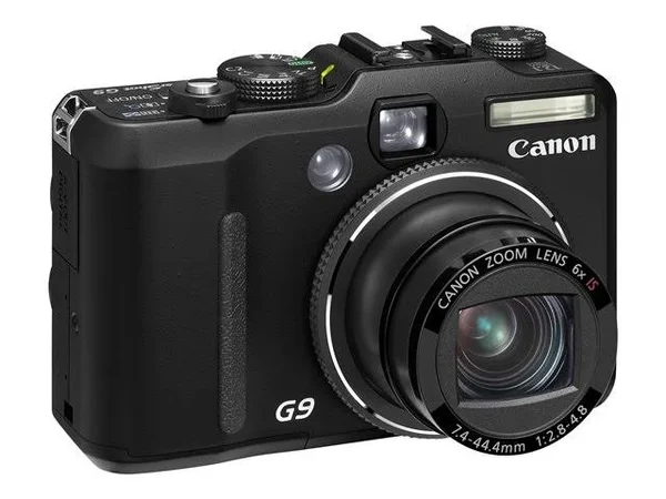 Canon PowerShot G9 12.1 MP Digital Camera - Black