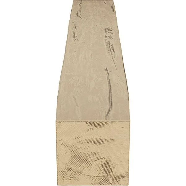 Ekena Millwork MANURW04X08X36PP 4x22H x 8x22D x 36x22W Riverwood Faux Wood Fireplace Mantel - Natural Pine