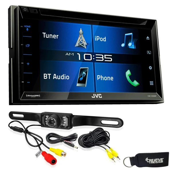 JVC Kw-v330bt 6.8x22 Double DIN Bluetooth In-Dash DVD/CD/AM/FM/Digital Media Car Stereo with Rear View Camera