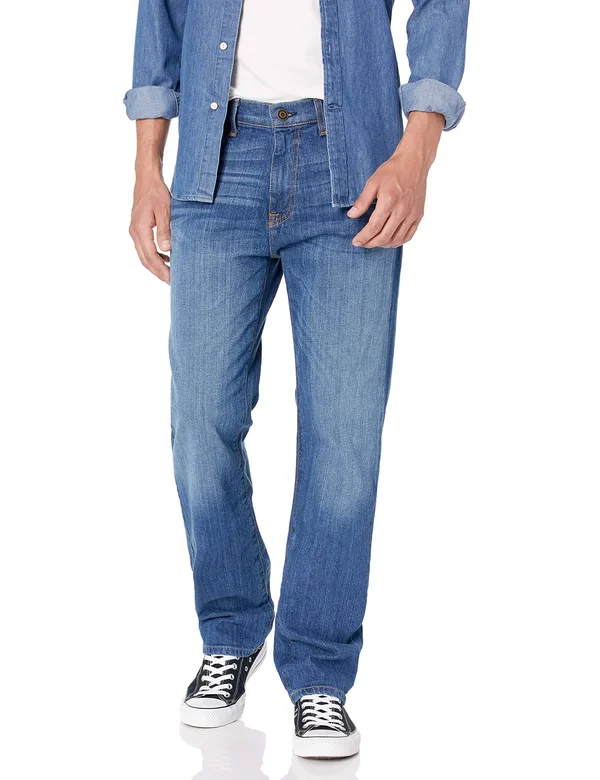 Tommy Hilfiger Denim Relaxed Fit Jeans in Medium Wash (Medium Wash) Men's Jeans