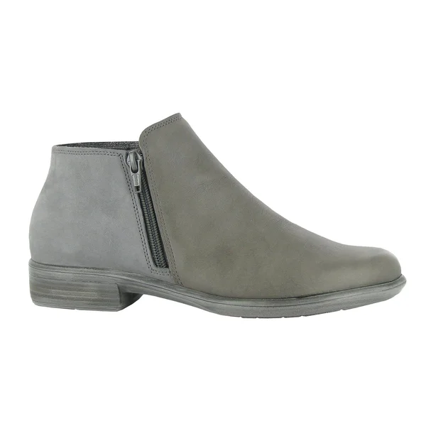 Naot Women's Helm Boots - Foggy GRY leathr Smoke Gray Nubuck in Size 43