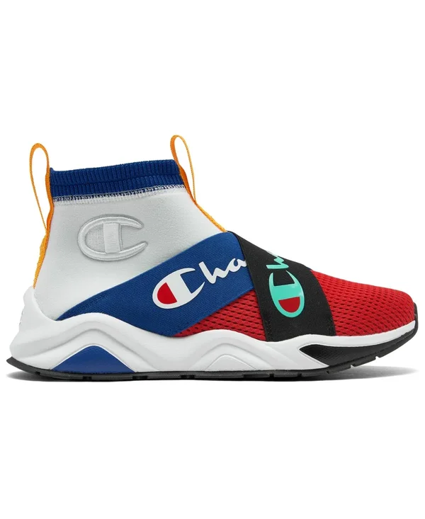 Champion Men's Rally Crossover Casual Shoes - 13.0 - White/Red