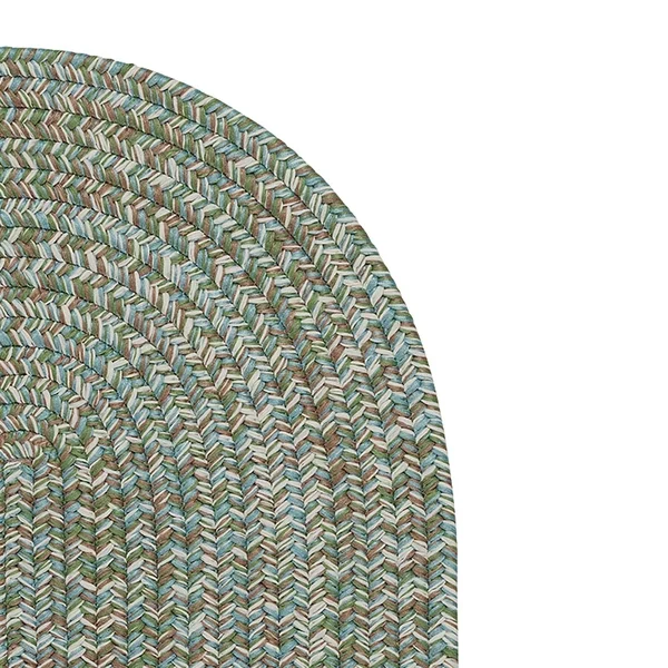 Colonial Mills Farmstand Seagrass Tweed Area Rug - 3& x 5& Oval, Green