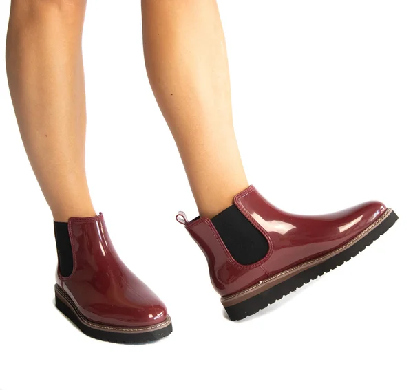 Women's Cougar Kensington Chelsea Rain Boot Crimson, 6 M