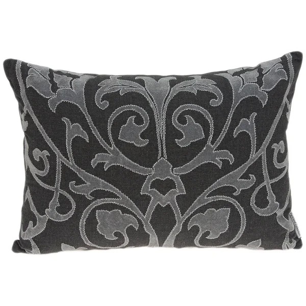 Parkland Collection Sophia Traditional Grey Pillow Cover