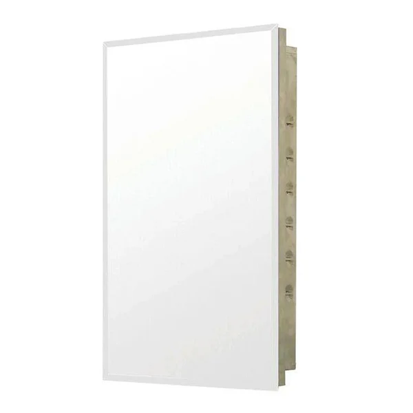 Pegasus SP4592 Deco 16-inch Recessed Medicine Cabinet - Stainless Steel