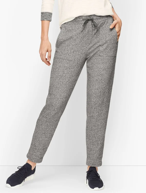 Terry Jogger Pants - Eventide Grey - Small Talbots