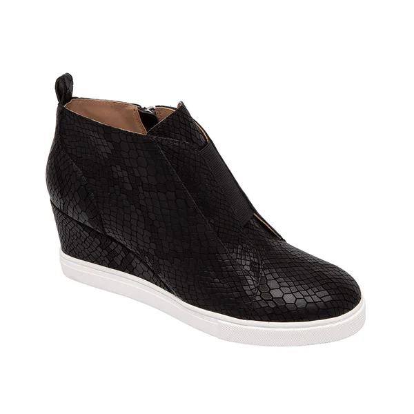 Women's Linea Paolo Felicia III Wedge Sneaker, Size 9 M - Black