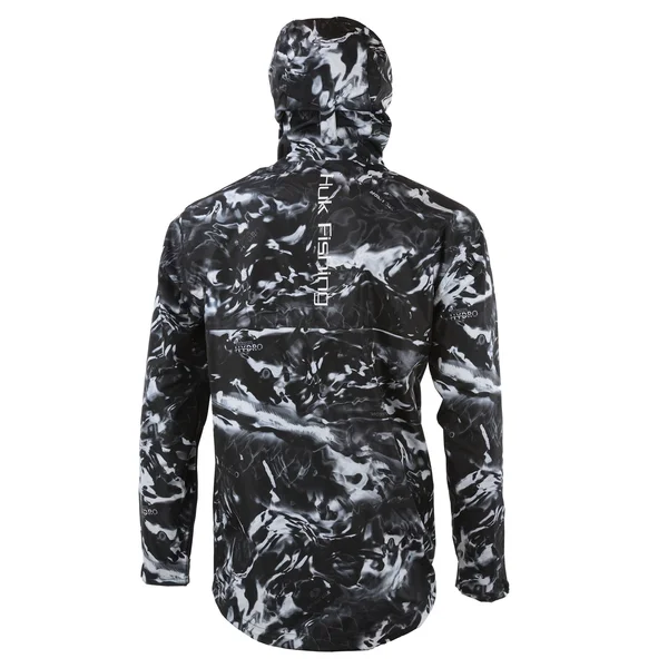 Huk Men's Camo Packable Jacket Hydro Blackwater M