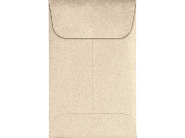 #1 Coin Envelopes (2 1/4 x 3 1/2) - Taupe Metallic (1000 Qty.)