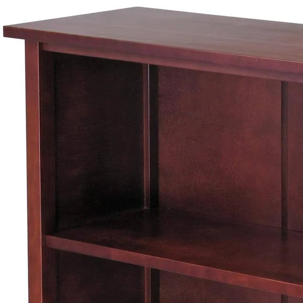 Winsome Verona 3- Section M Storage Shelf with 6 Foldable Beige Color Fabric Baskets
