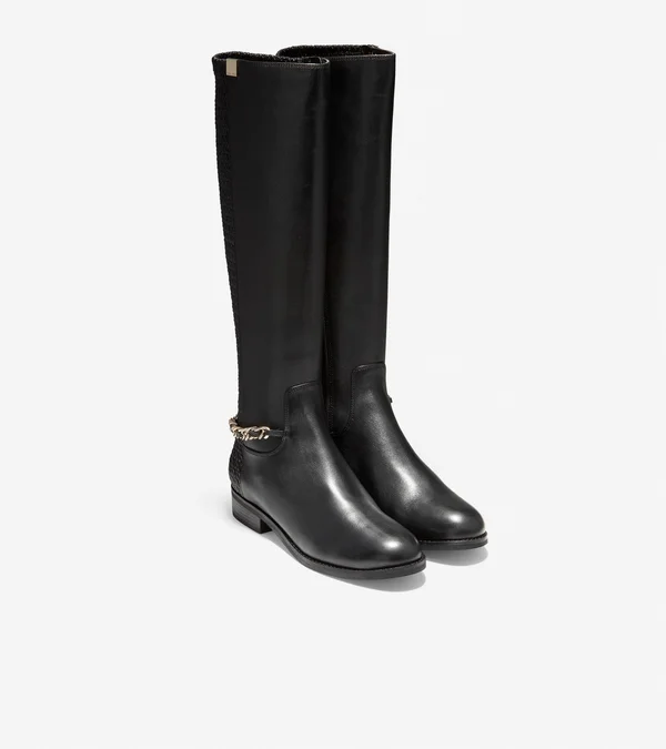 Cole Haan Women's Idina Stretch Boot (Black - 8.5 B)