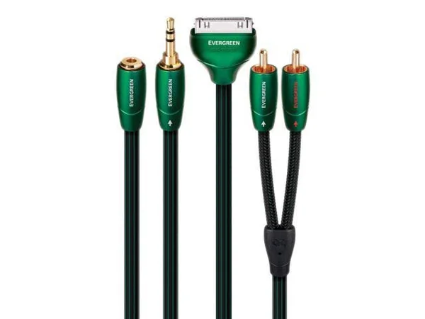 AudioQuest Evergreen Audio Interconnect Cable, 1.5m, Mini to Mini