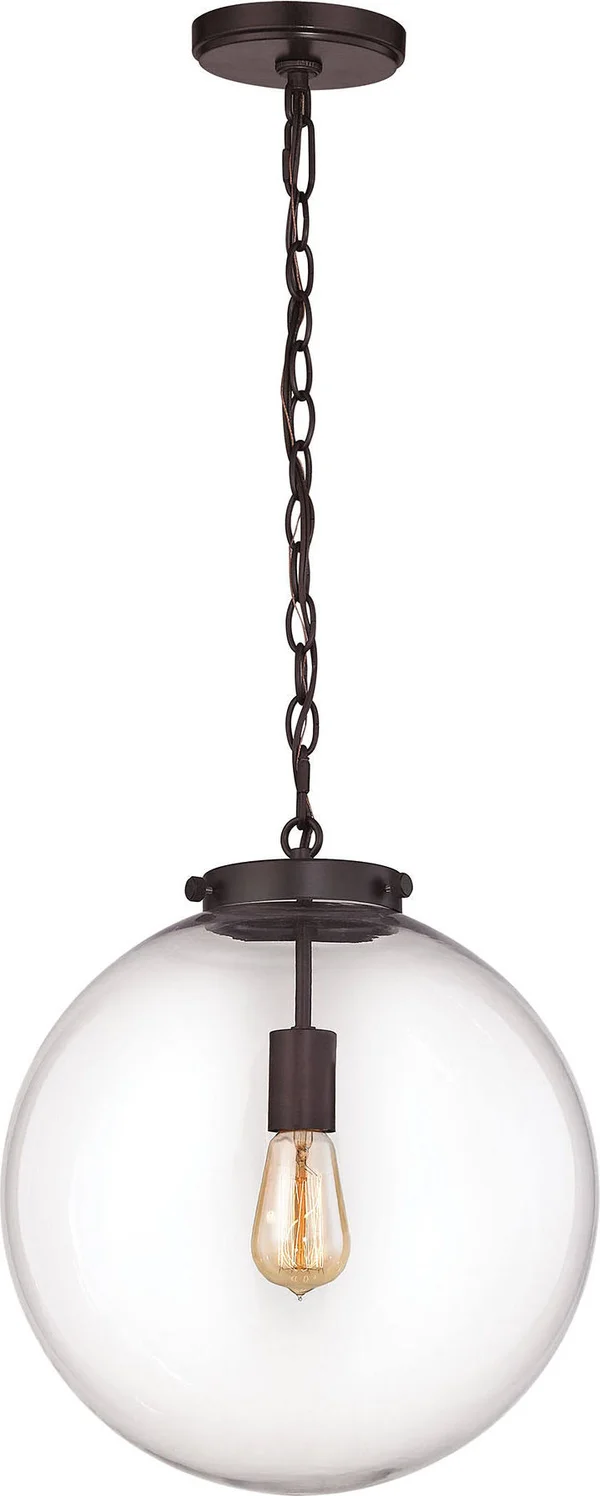 Elk Lighting 16373/1 Gramercy 1 Light Pendant in Oil Rubbed Bronze