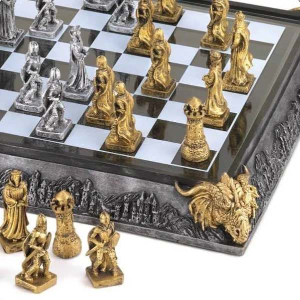 Medieval Knights Chess Game Set