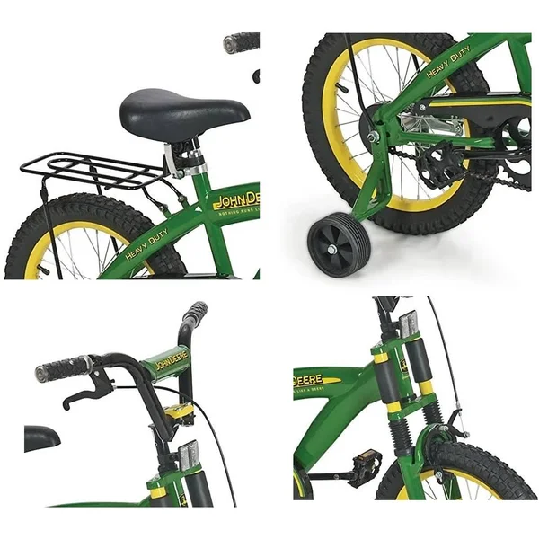 John Deere 16x22 Bicycle Green