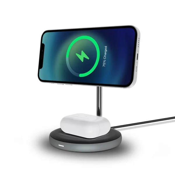 2-in-1 MagSafe Magnetic Wireless Charging Stand for iPhone 12 and Airpods