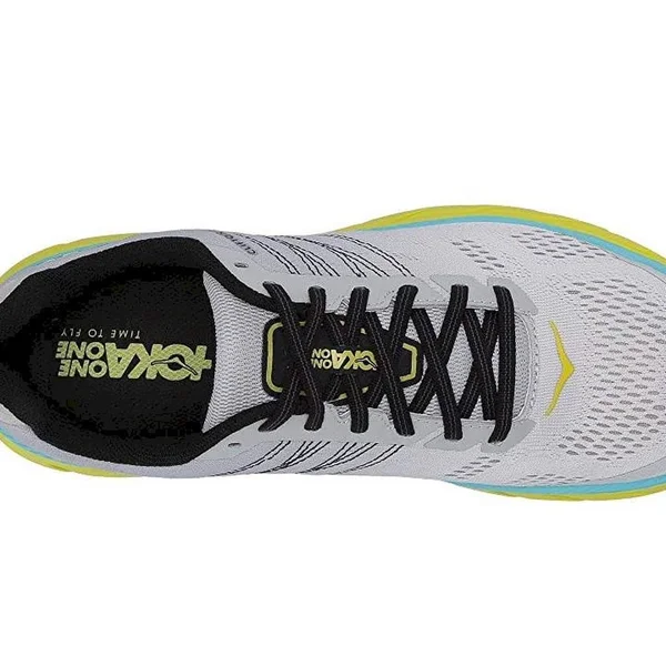Hoka One One Men's Clifton 6 Shoe - 10.5 - Lunar Rock, Nimbus Cloud
