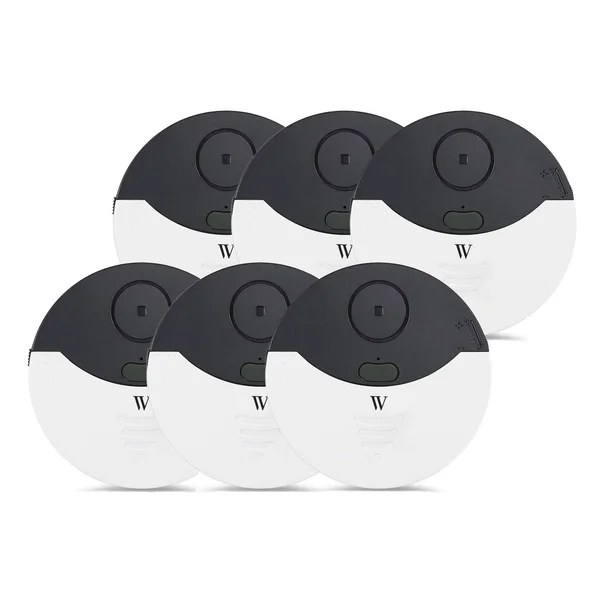 Smart Window Alarm Door Sensor, Vibration & Movement Detection 6-Pack