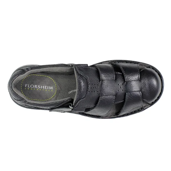 Florsheim Getaway Fisherman Sandal Black - Men's, Size: 8