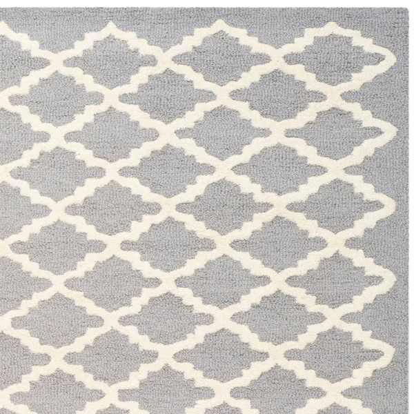 Safavieh Cambridge Light Blue & Ivory 6& x 6& Round Rug