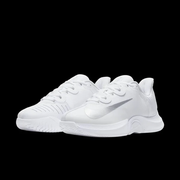 Nike Women's Court Air Zoom GP Turbo Tennis Shoes, White